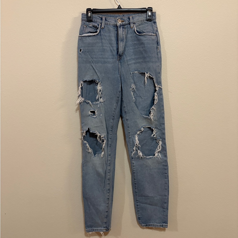 BDG Light Blue Distressed Boyfriend Jeans